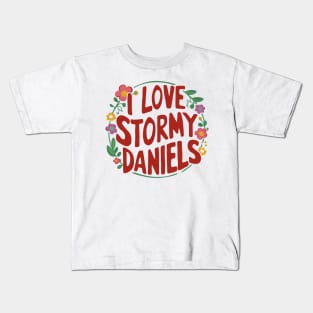 I Love Stormy Daniels Kids T-Shirt